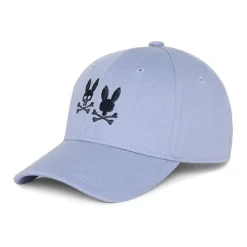 Psycho Bunny - Tilden Embroidered Bunny Baseball Cap, Tempest