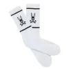 Psycho Bunny Kids - Mens Socks, White