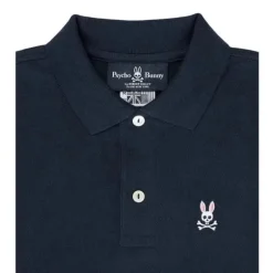 Psycho Bunny Kids - Polo Clássico, Azul Marinho