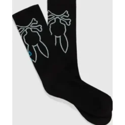 Psycho Bunny Kids - Winton Socks, Black