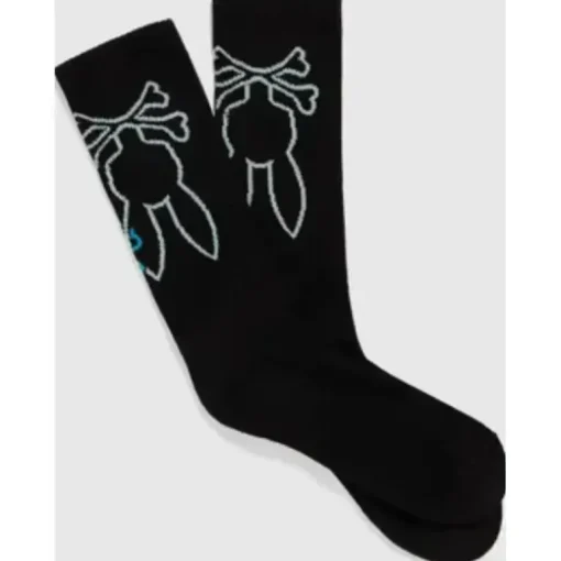 Psycho Bunny Kids - Winton Socks, Black