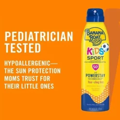 PTL - Loção em spray protetor solar esportivo infantil Banana Boat FPS 50, 6 onças