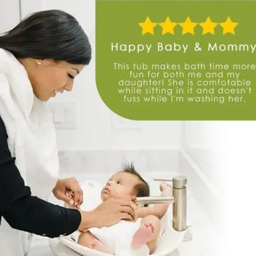 Puj - Banheira, banheira de bebê macia e dobrável, assento de banho para bebê na pia, cinza