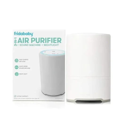 Purificador de ar 3 em 1 Fridababy + máquina de som + luz noturna