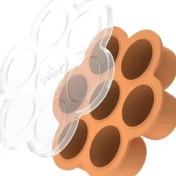 Quark - Bandeja de silicone para freezer de comida para bebê Chiill com tampa, 1,4 onças