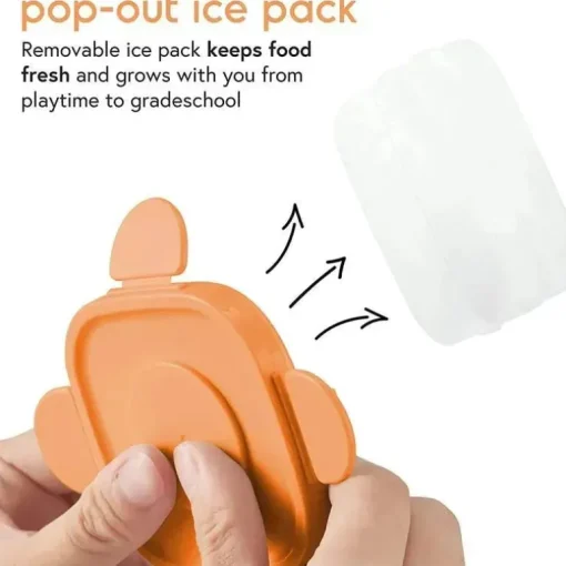 Quark - 3Pk Storrii Recipientes de comida para bebês com tampas, 5 onças