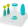 Rack de secagem de bancada de grama Boon para mamadeiras e chupetas, branco inverno