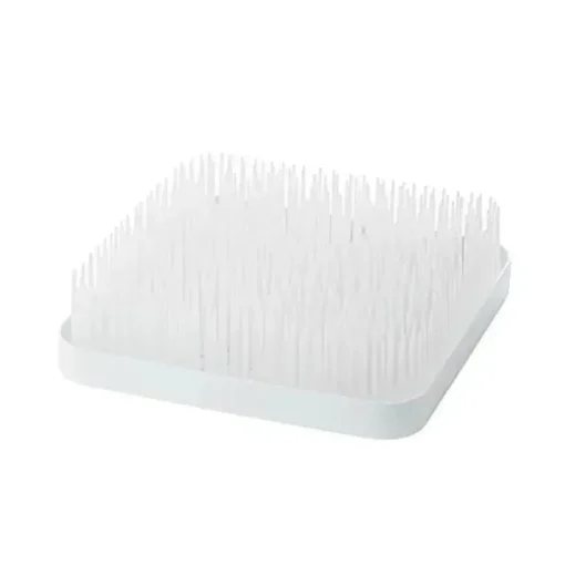 Rack de secagem de bancada de grama Boon para mamadeiras e chupetas, branco inverno