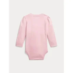 Ralph Lauren - Body manga longa Cn, delicado rosa