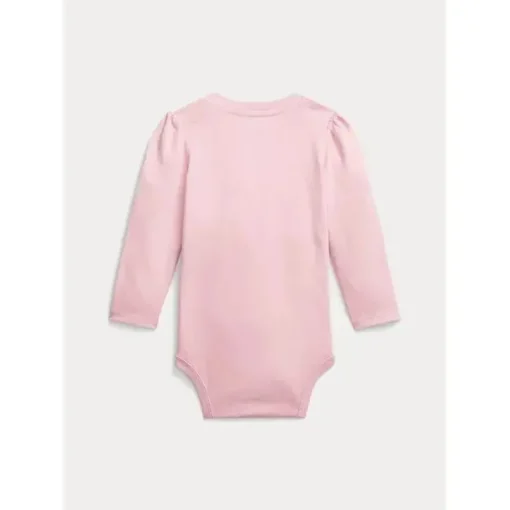 Ralph Lauren - Body manga longa Cn, delicado rosa