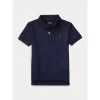Ralph Lauren - Camiseta Polo de Algodão para Bebê -Marinha Francesa