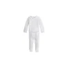 Ralph Lauren - Top e calça de algodão listrado, Quartzo Urze/Branco