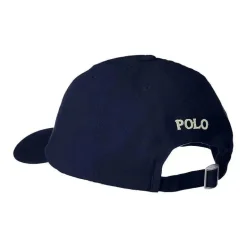Ralph Lauren Baby - Boné de beisebol Chino de algodão Newport Navy