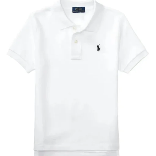 Ralph Lauren Baby - Boy Performance Jersey Polo Shirt, White