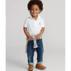 Ralph Lauren Baby - Boy Performance Jersey Polo Shirt, White