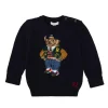 Ralph Lauren Baby - Boy Polo Bear Cotton Sweater, Navy
