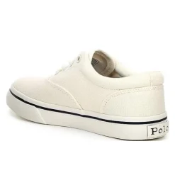 Ralph Lauren Baby - Boy Vulcanized Keaton Cream Canvas W/ Navy