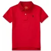 Ralph Lauren Baby – Camisa polo masculina Performance Jersey, vermelha