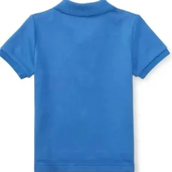 Ralph Lauren Baby - Camisa Polo Interlock de Algodão, Azul Escocês
