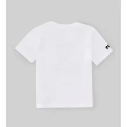 Ralph Lauren Baby - Camiseta de malha de algodão de manga curta com estampa de urso, branca