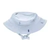 Ralph Lauren Baby - Chapéu balde de malha interlock com estampa polo azul berilo