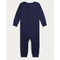 Ralph Lauren Baby - Chinelo Cinza Linho Americano Urso