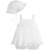 Ralph Lauren Baby - Gravata Bowman Branca Seersucker