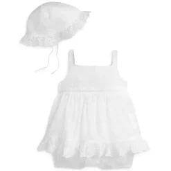 Ralph Lauren Baby - Gravata Bowman Branca Seersucker