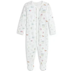 Ralph Lauren Baby - Long-Sleeve Interlock Knit Coverall Romantic Sampler