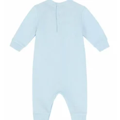 Ralph Lauren Baby - Long-Sleeve Magic Fleece Novelty Bear Graphic Coverall, Beryl Blue