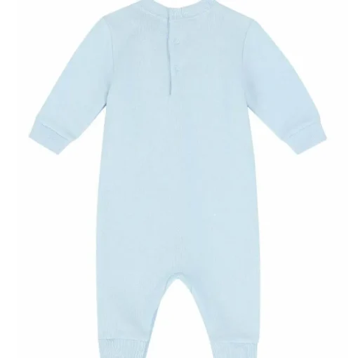 Ralph Lauren Baby - Long-Sleeve Magic Fleece Novelty Bear Graphic Coverall, Beryl Blue