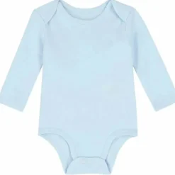 Ralph Lauren Baby – Macacão de manga comprida com gola redonda, Azul Beryl