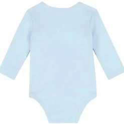 Ralph Lauren Baby – Macacão de manga comprida com gola redonda, Azul Beryl