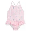 Ralph Lauren Baby - Maiô Gingham Pony Print 1Pk, Rosa Claro
