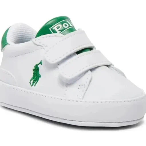 Ralph Lauren Baby - Menino Heritage Court Ii Ez Branco Suave Verde