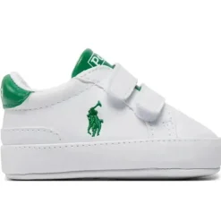 Ralph Lauren Baby - Menino Heritage Court Ii Ez Branco Suave Verde