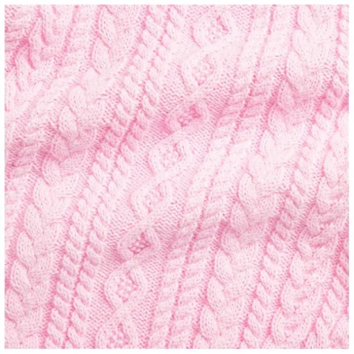 Ralph Lauren Baby - 2Pk Sleeveless Cotton Sweater Shortall With Matching Cardigan, Pink
