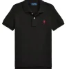 Ralph Lauren Baby - Polo de malha básica de manga curta, preto