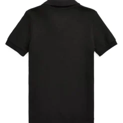 Ralph Lauren Baby - Polo de malha básica de manga curta, preto