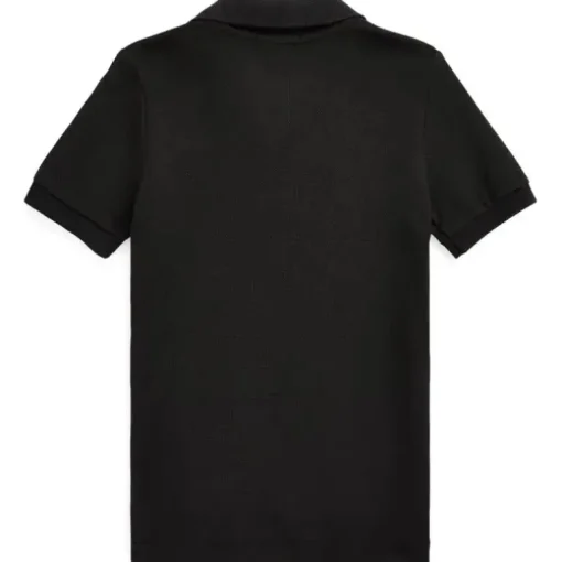Ralph Lauren Baby - Polo de malha básica de manga curta, preto