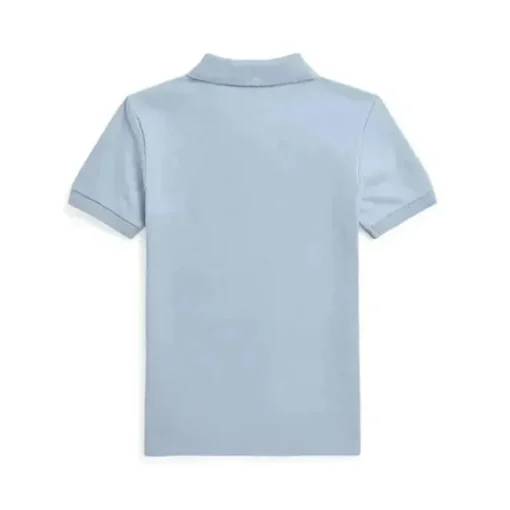 Ralph Lauren Baby - Polo gráfico de malha básica de manga curta Novelty Bear, azul Hmngway Bear