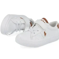 Ralph Lauren Baby - Ryley White tombado e bronzeado polido