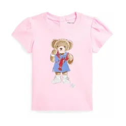 Ralph Lauren Baby - Short-Sleeve Cotton Jersey Novelty Bear Graphic T-Shirt