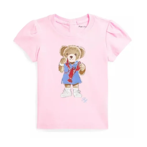 Ralph Lauren Baby - Short-Sleeve Cotton Jersey Novelty Bear Graphic T-Shirt