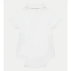 Ralph Lauren Baby - Short-Sleeve Basic Mesh Polo Bodysuit, White