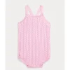 Ralph Lauren Baby - Sleeveless Combed Cotton Mini Cable Knit Bubble Bodysuit, Bath Pink