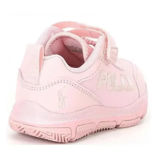 Ralph Lauren Baby – Tênis feminino Tech Racer com fechamento alternativo