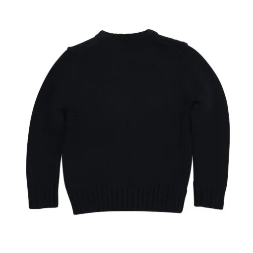 Ralph Lauren Baby - Unisex Flag Cotton Crewneck Sweater, Navy