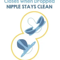 Razbaby - Keep It Kleen Chupeta 2Pk, Pinguim e Urso