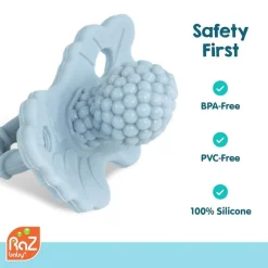 Razbaby - Razberry Teether, Red/Green